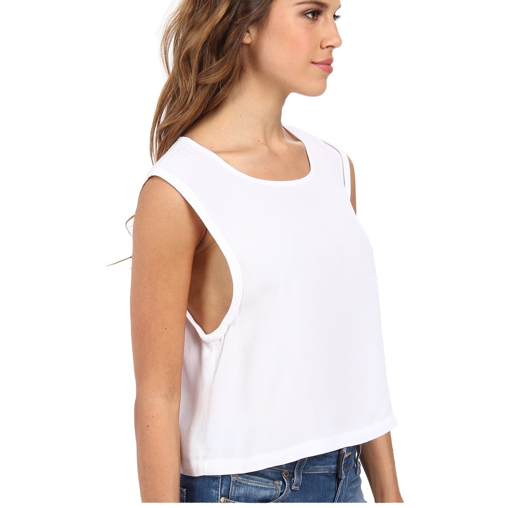Minkpink White Tank